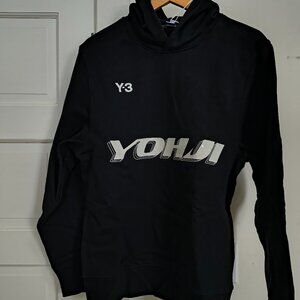 NWT Black & White Y-3 Men's "YOHJI" Sweatshirt Sz Small